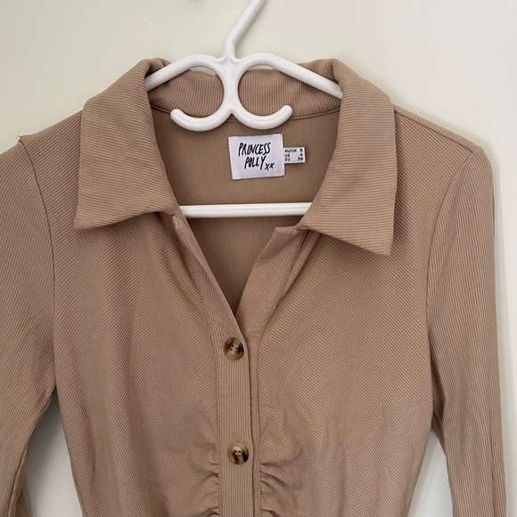 Princess Polly Button Up Mini Dress - Picture 4 of 6